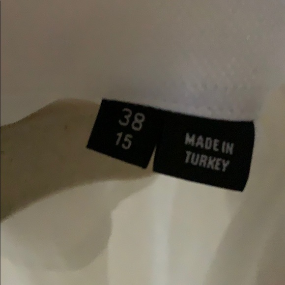 Boss by Hugo Boss white 💯 Cotton Shirt sz 15 NWT - Picture 7 of 7